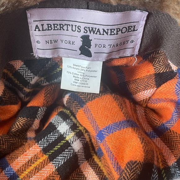 Albertus Swanepoel Faux Fur Hat - Brown - Picture 6 of 6